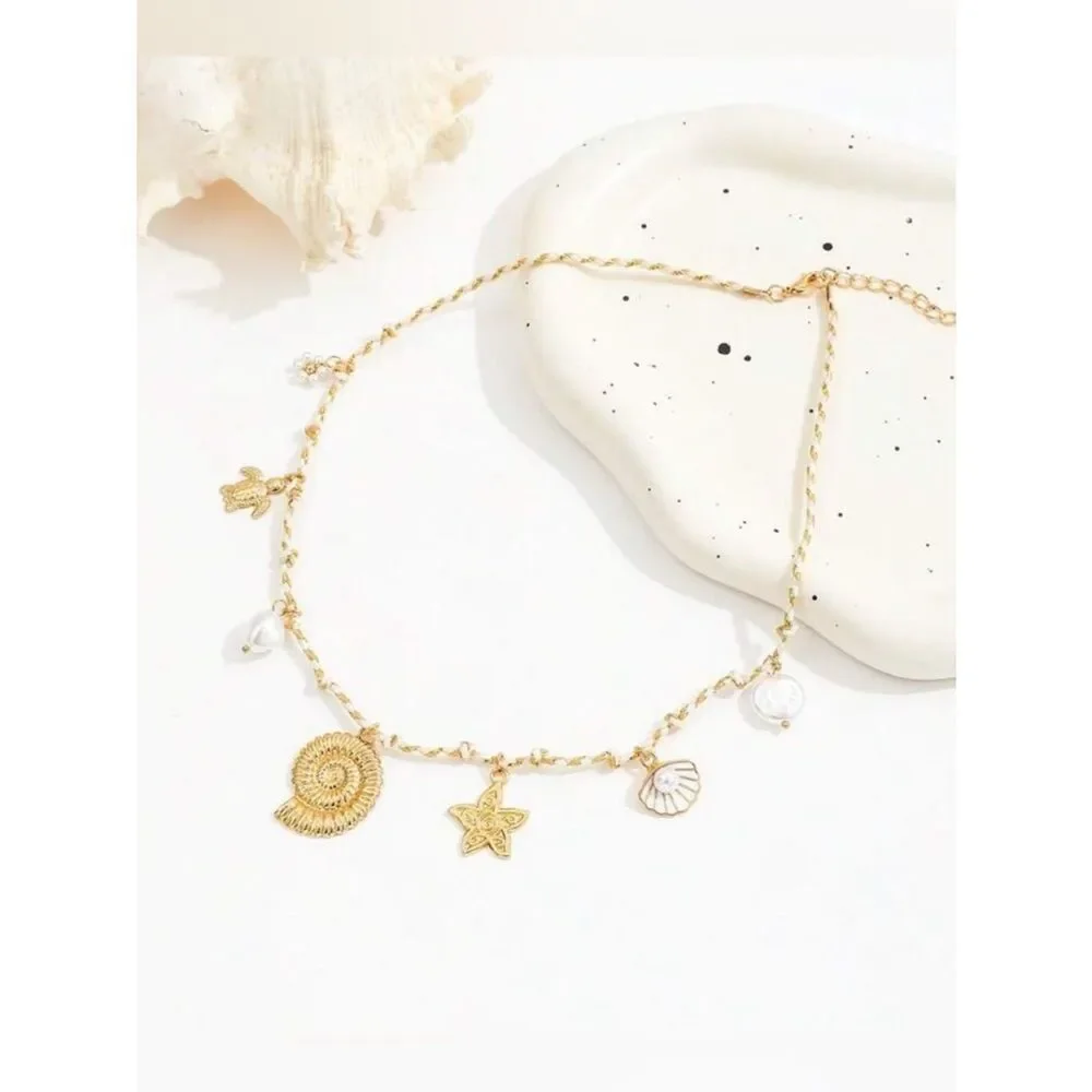 Starfish necklace S1344